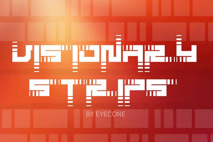 Visionary Strips Font Download
