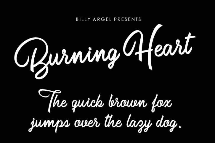 Burning Hear Font Download