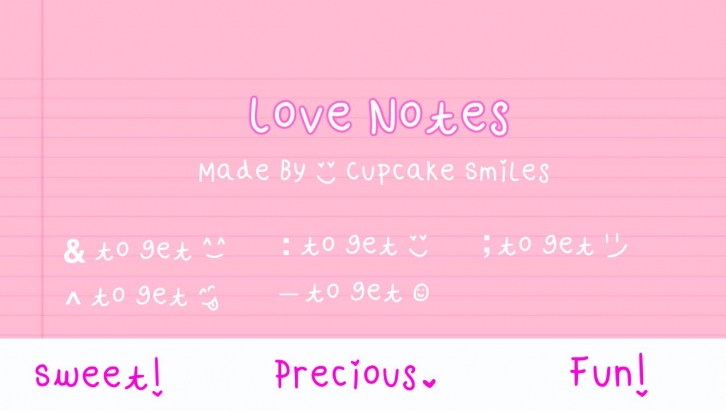 Love Notes Font Download