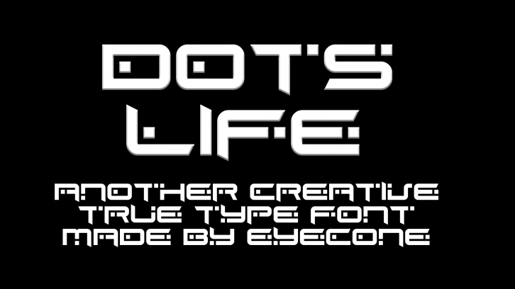 EC Dots Life Font Download