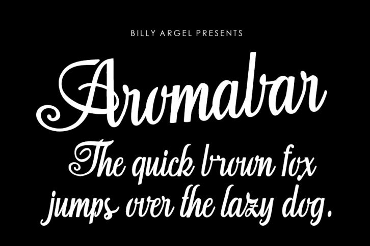 Aromabar Font Download