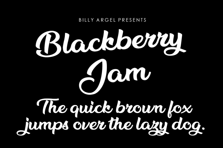Blackberry Jam Font Download