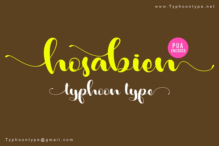 Hosabie Font Download