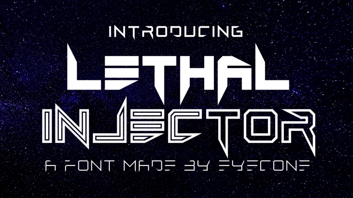 Lethal Injector Bold Font Download