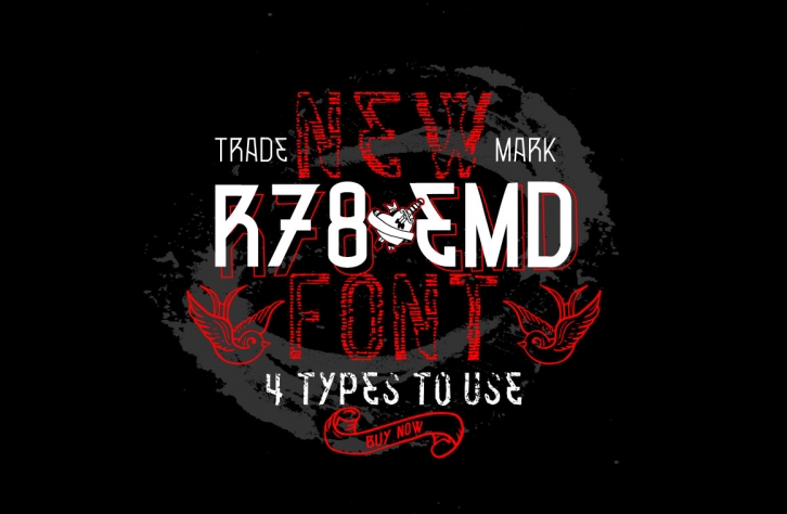 VTKS R78 EMD v2 Font Download