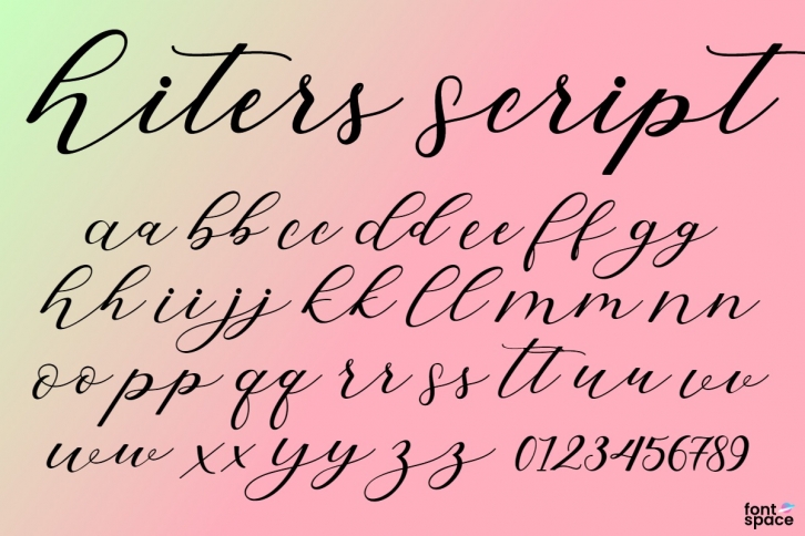 Hiters Scrip Font Download