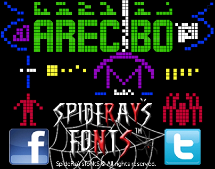 ARECIBO MESSAGE Font Download