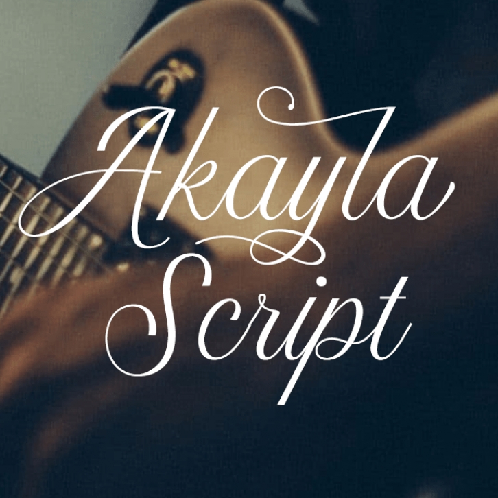 Akayla Scrip Font Download