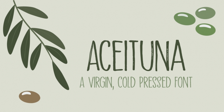 Aceituna DEMO Font Download