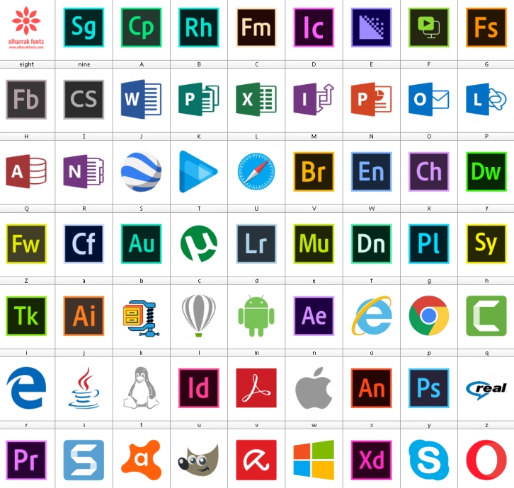 Font Logos Programs Font Download