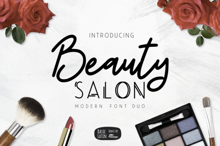 Beauty Salon Modern Font Duo Font Download