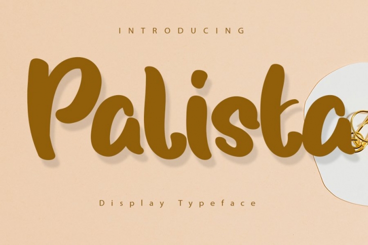 Palista | A Display Typeface Font Download