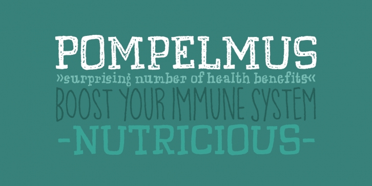 Pompelmus Healthy DEMO Font Download