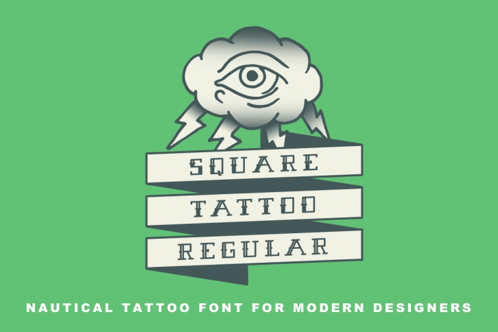 Square Tattoo Dem Font Download