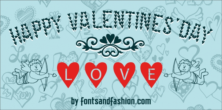 HAPPY VALENTINE'S DAY Font Download