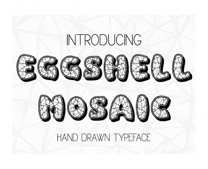 Eggshell Mosaic Font Download