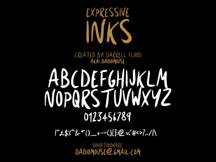 Expressive Inks Font Download