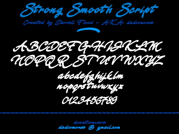 Strong Smooth Scrip Font Download