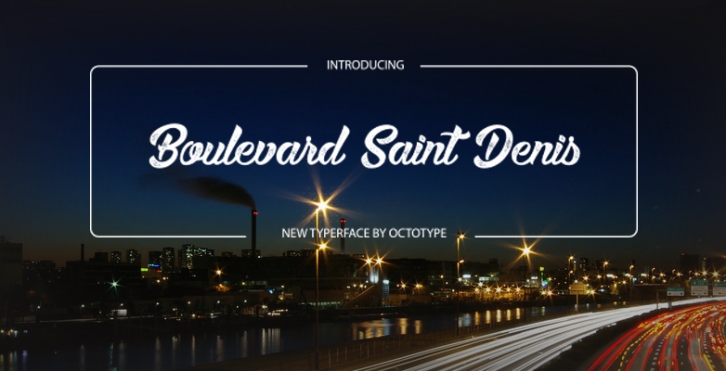 Boulevard Saint Denis Font Download