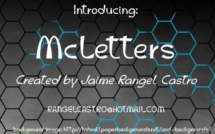 McLetters Font Download