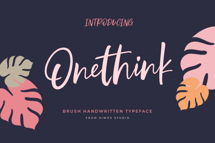 Onethink Lettering Font Download
