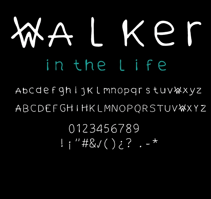 Walker in the life Font Download
