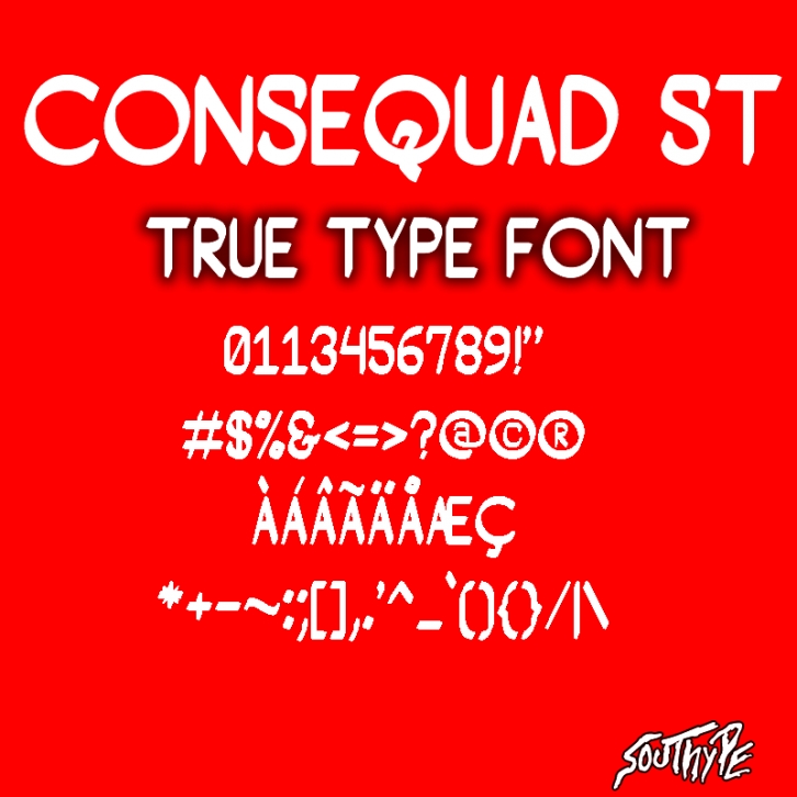 Consequad S Font Download