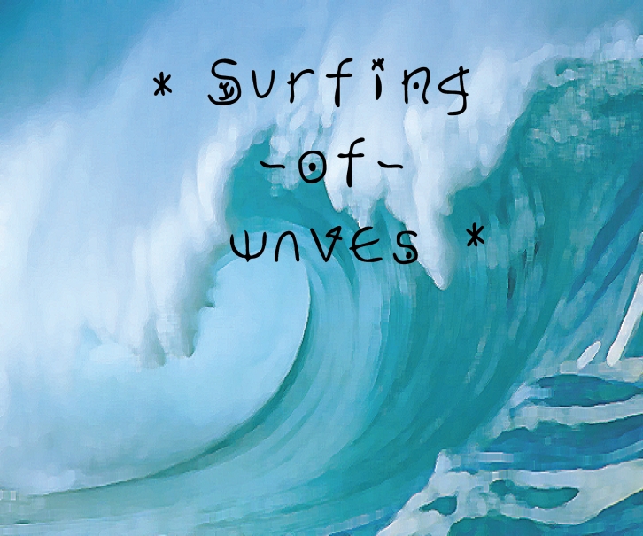 Surfing  of waves Font Download