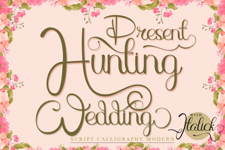 Hunting Wedding Font Download