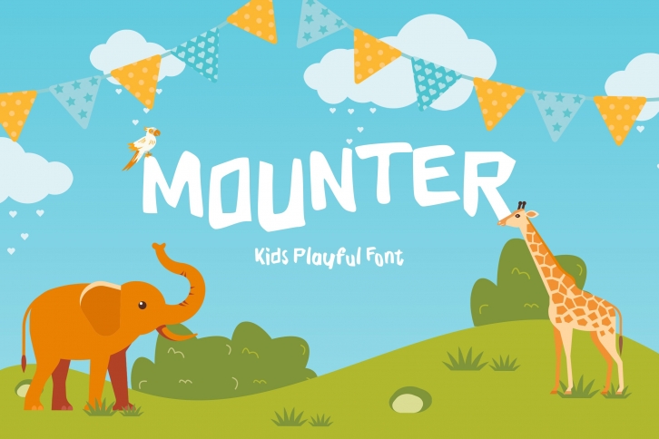 Mounter Kids Playful Display Font Font Download