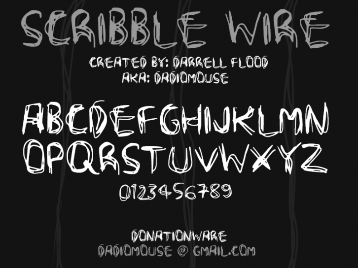 Scribble Wire Font Download