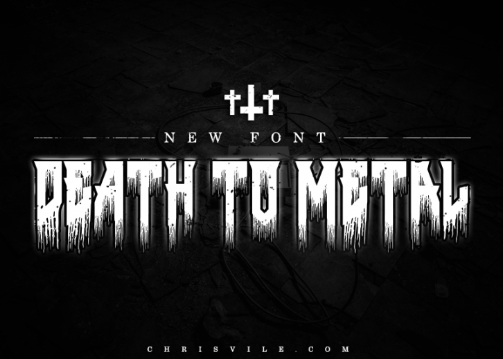 Death to Metal Font Download