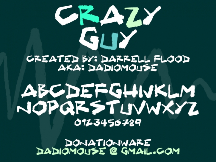 Crazy Guy Font Download