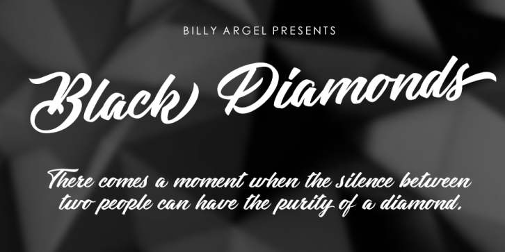 Black Diamonds Font Download