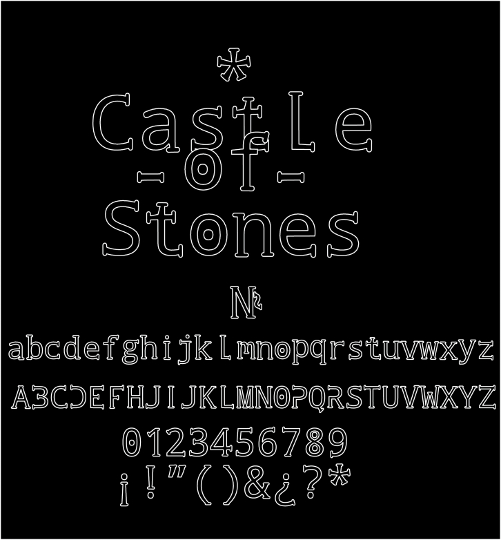 Castle of Stones Font Download