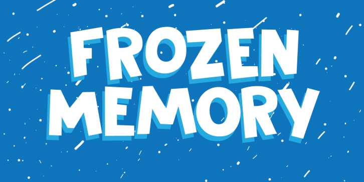 DK Frozen Memory Font Download