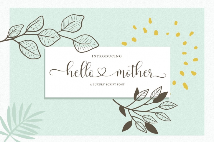 hello mother Font Download