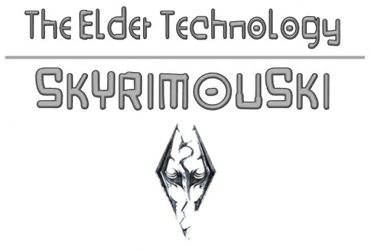 Skyrimouski Font Download