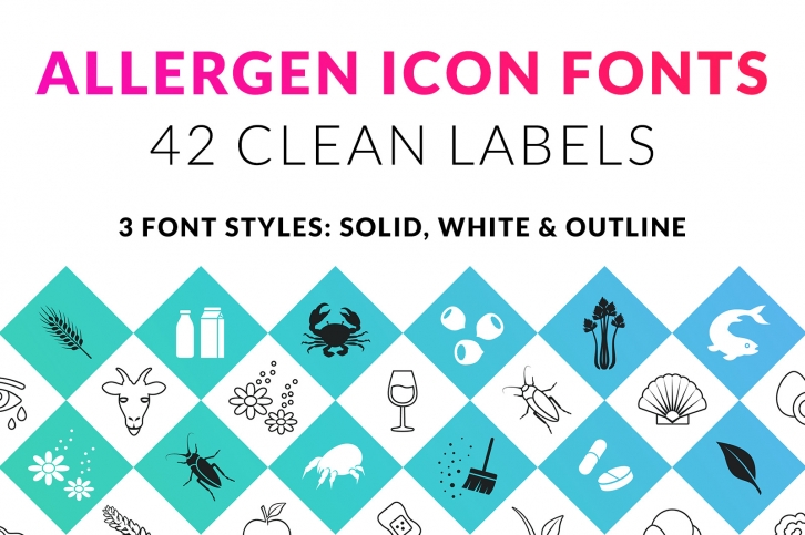 Allergen Outline Font Download