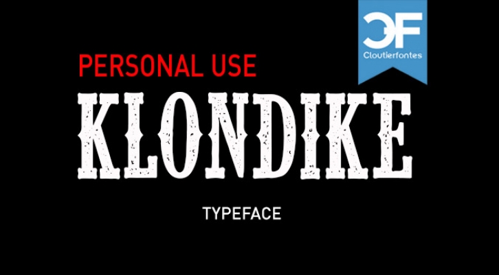 CF Klondike Font Download