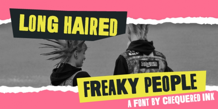 Long Haired Freaky People Font Download