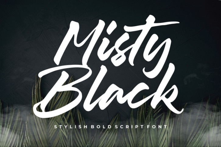 Misty Black Stylish Bold Script Font Font Download
