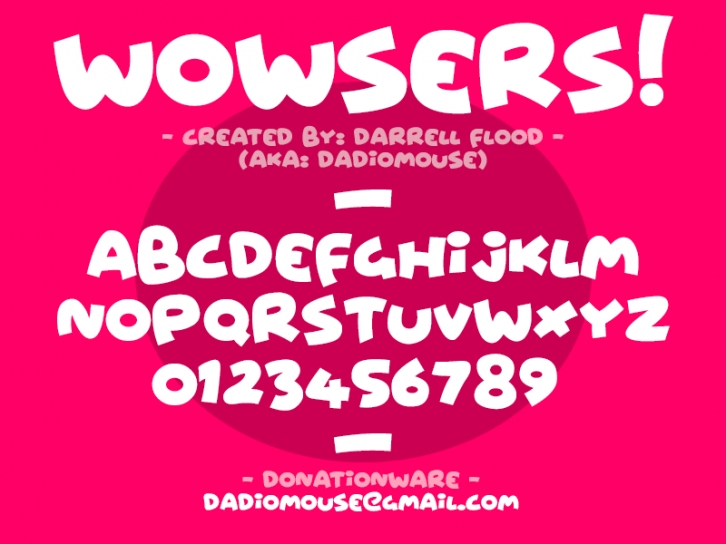 Wowsers Font Download