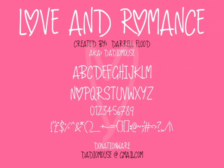 Love And Romance Font Download