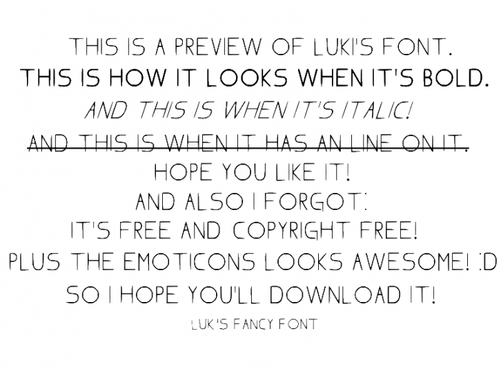 Lukis Fancy Font Download