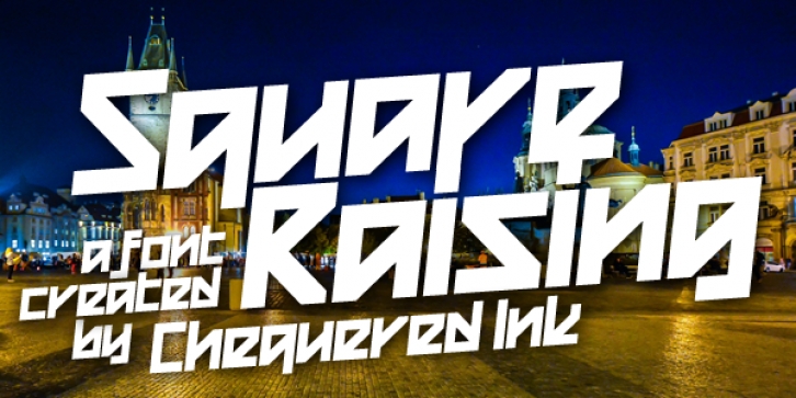 Square Raising Font Download