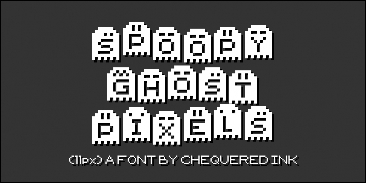 Spoopy Ghost Pixels Font Download
