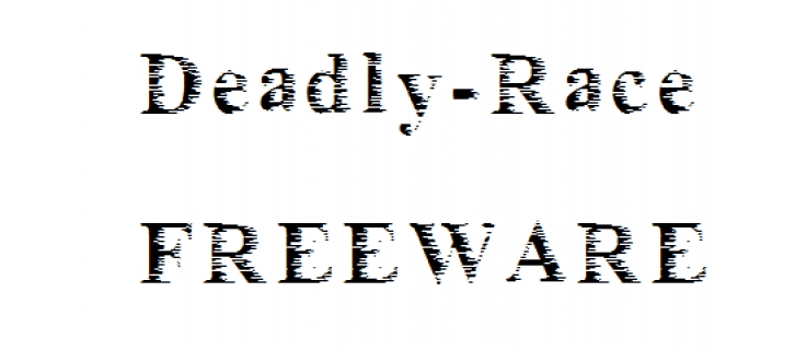Deadly_race Font Download