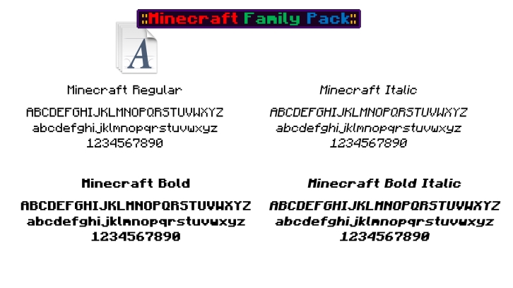 Minecraf Font Download