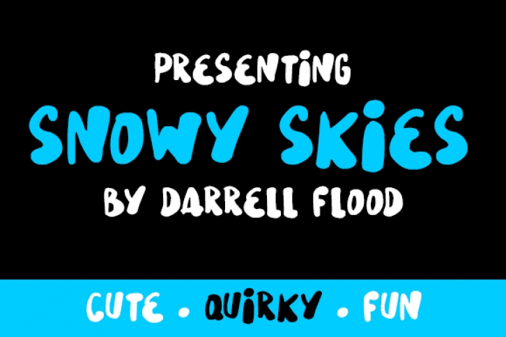 Snowy Skies Font Download